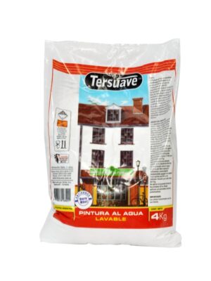 PINTURA EN POLVO TERSUAVE 4KG BLANCA