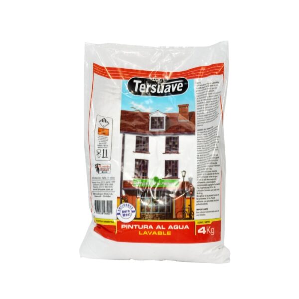 PINTURA EN POLVO TERSUAVE 4KG BLANCA