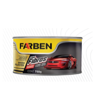 MASSA POLIESTER COM FIBRA X 0.9LTS FARBEN