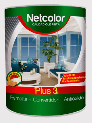 NETCOLOR ESMALTE SINTETICO VERDE ESMERALDA X  1L TS