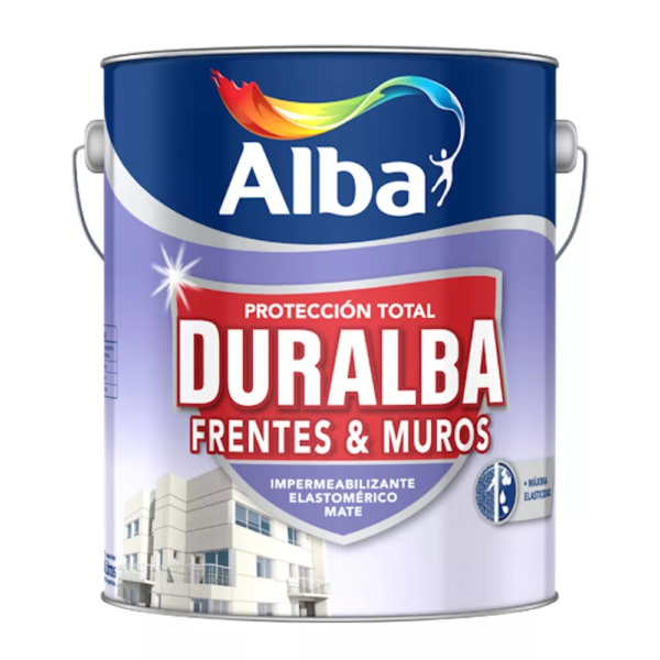 DURALBA FRENTES Y MUROS BLANCO X 4LTS