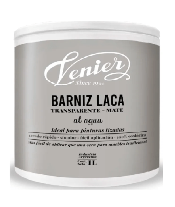 CHALK LACA TRANSP AL AGUA MATE VENIER X 1LTS
