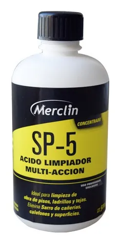 ACIDO LIMPIADOR MULTIUSO MERCLIN X1LTS