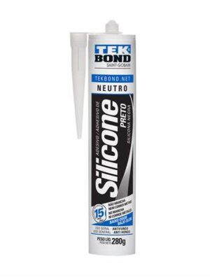 tek bond silicona NORTON SILICONA NEUTRA NEGRO X 280GRS