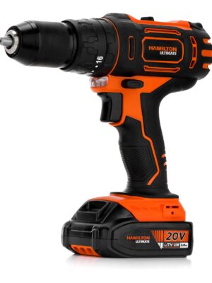 R (24) ULTIMATE TALADRO C/PERCUTOR 20VOLT HAMILTON